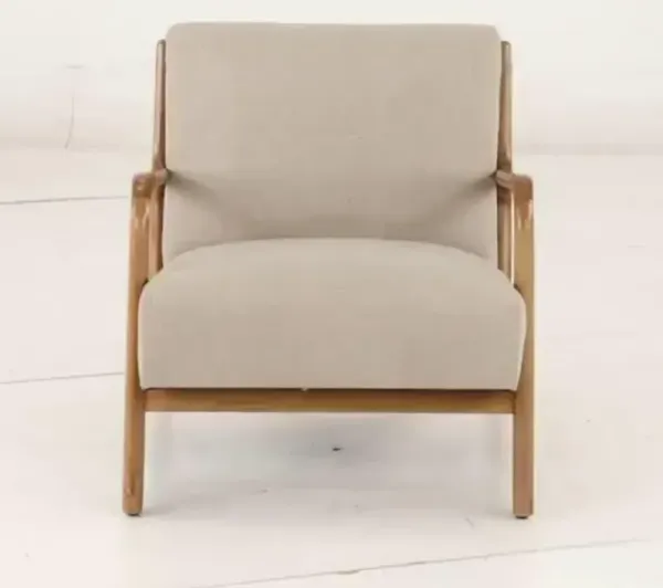 Novak Taupe Accent Chair
