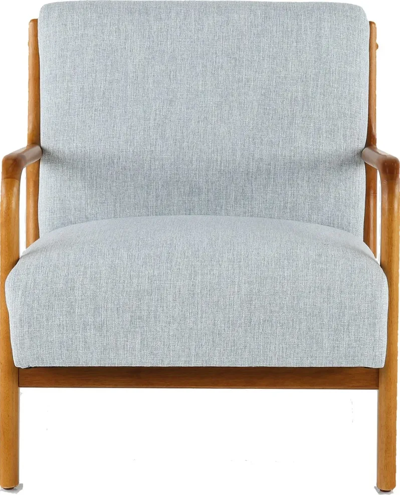 Novak Light Blue Accent Chair