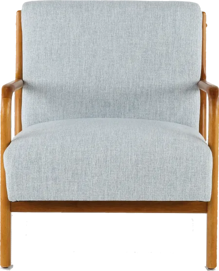 Novak Light Blue Accent Chair
