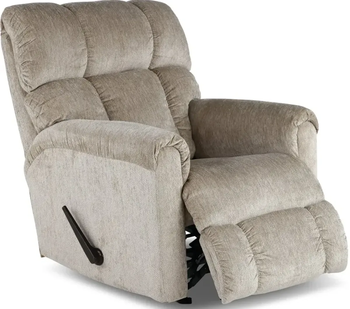 Commander Beige Rocker Recliner