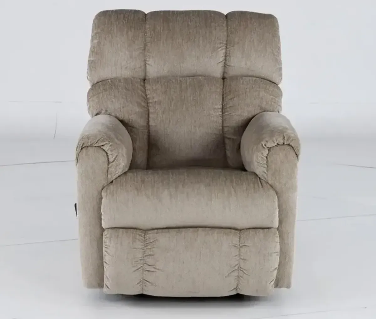 Commander Beige Rocker Recliner