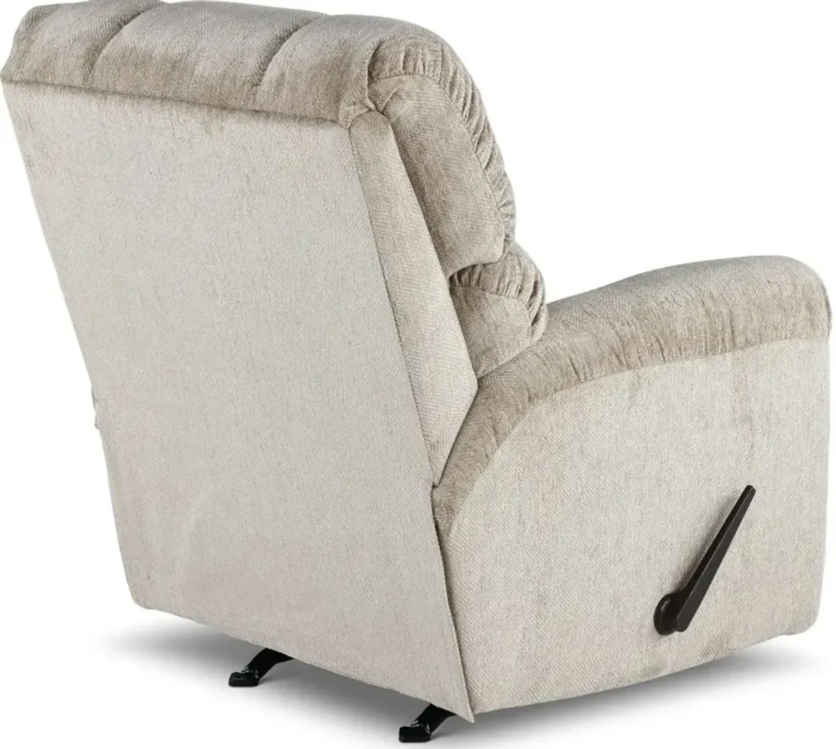 Commander Beige Rocker Recliner