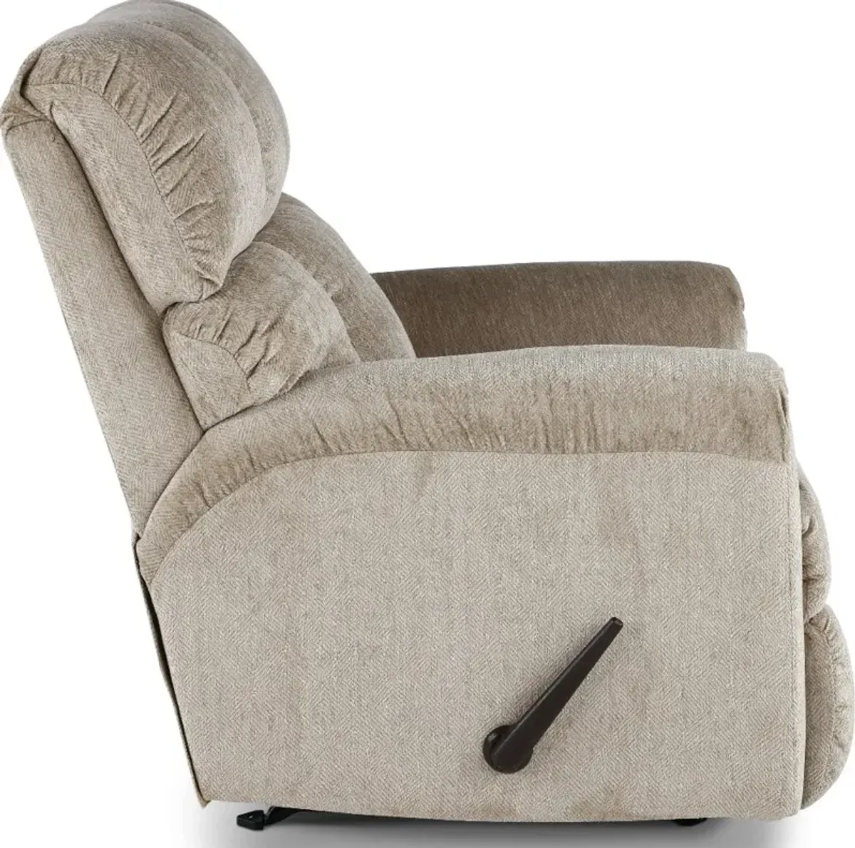 Commander Beige Rocker Recliner