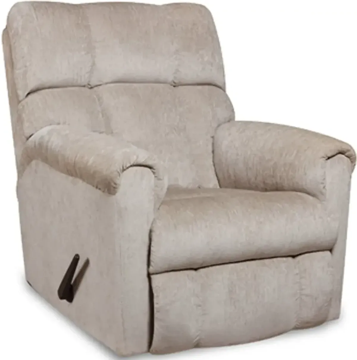 Commander Beige Rocker Recliner