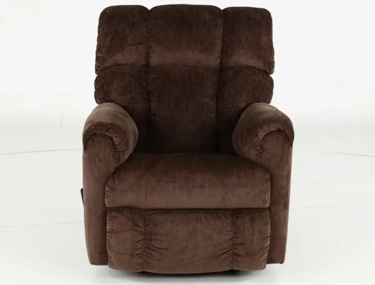 Commander Brown Casual Rocker Recliner