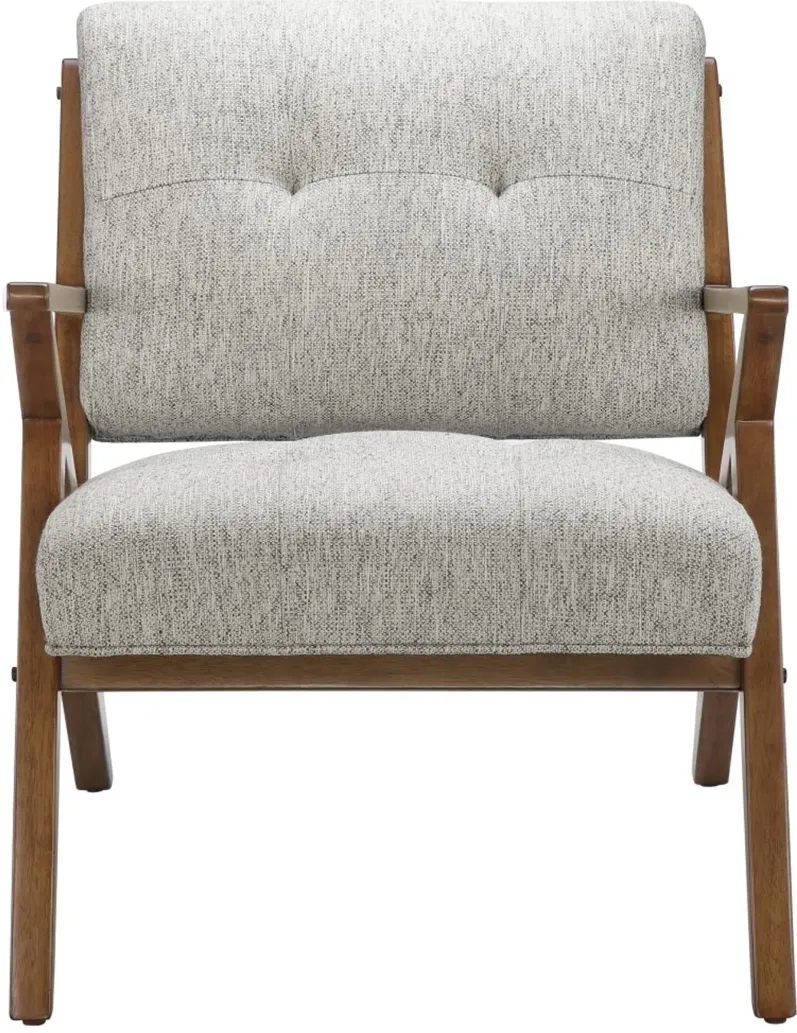 Rocket Mid Century Modern Light Gray Accent Chair