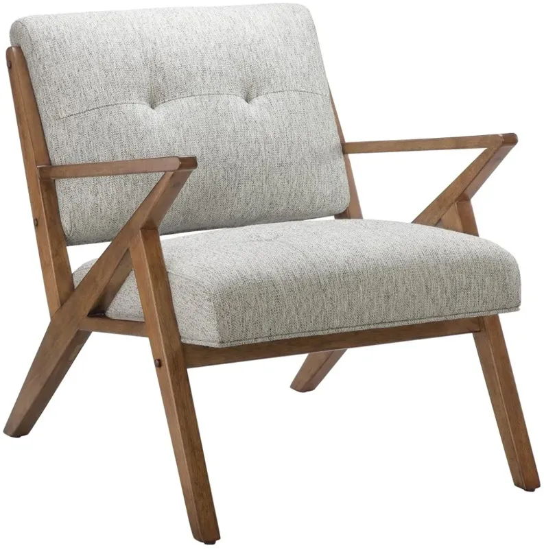 Rocket Mid Century Modern Light Gray Accent Chair