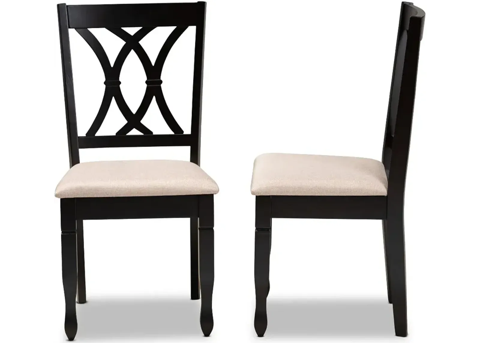 Cody Dark Brown Upholstered Dining Room Chair (Set of 2)