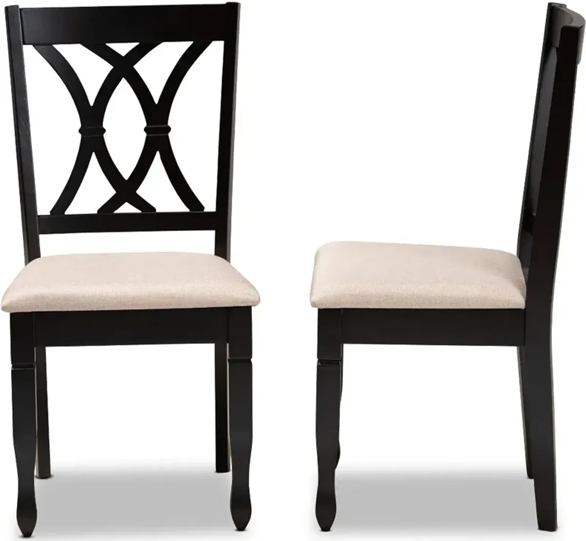 Cody Dark Brown Upholstered Dining Room Chair (Set of 2)