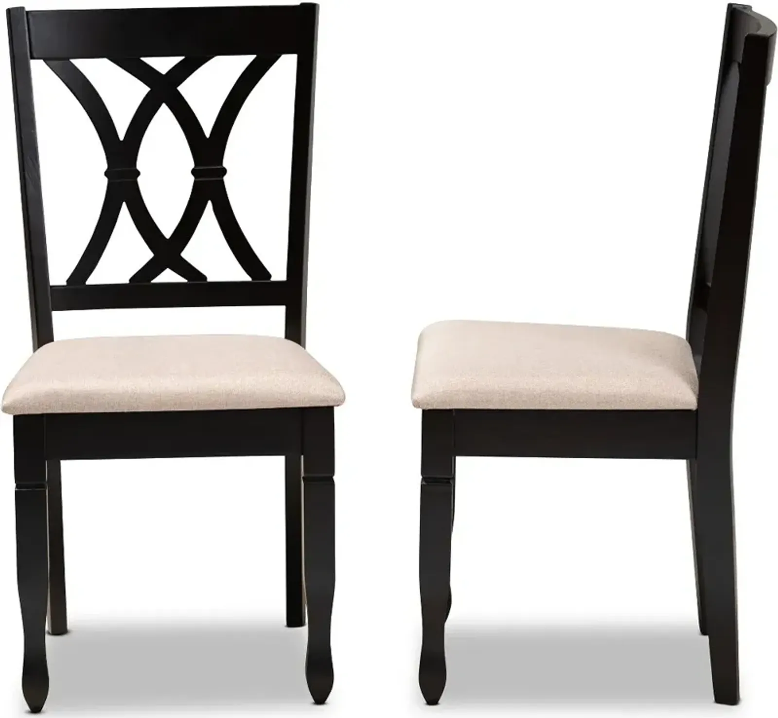 Cody Dark Brown Upholstered Dining Room Chair (Set of 2)