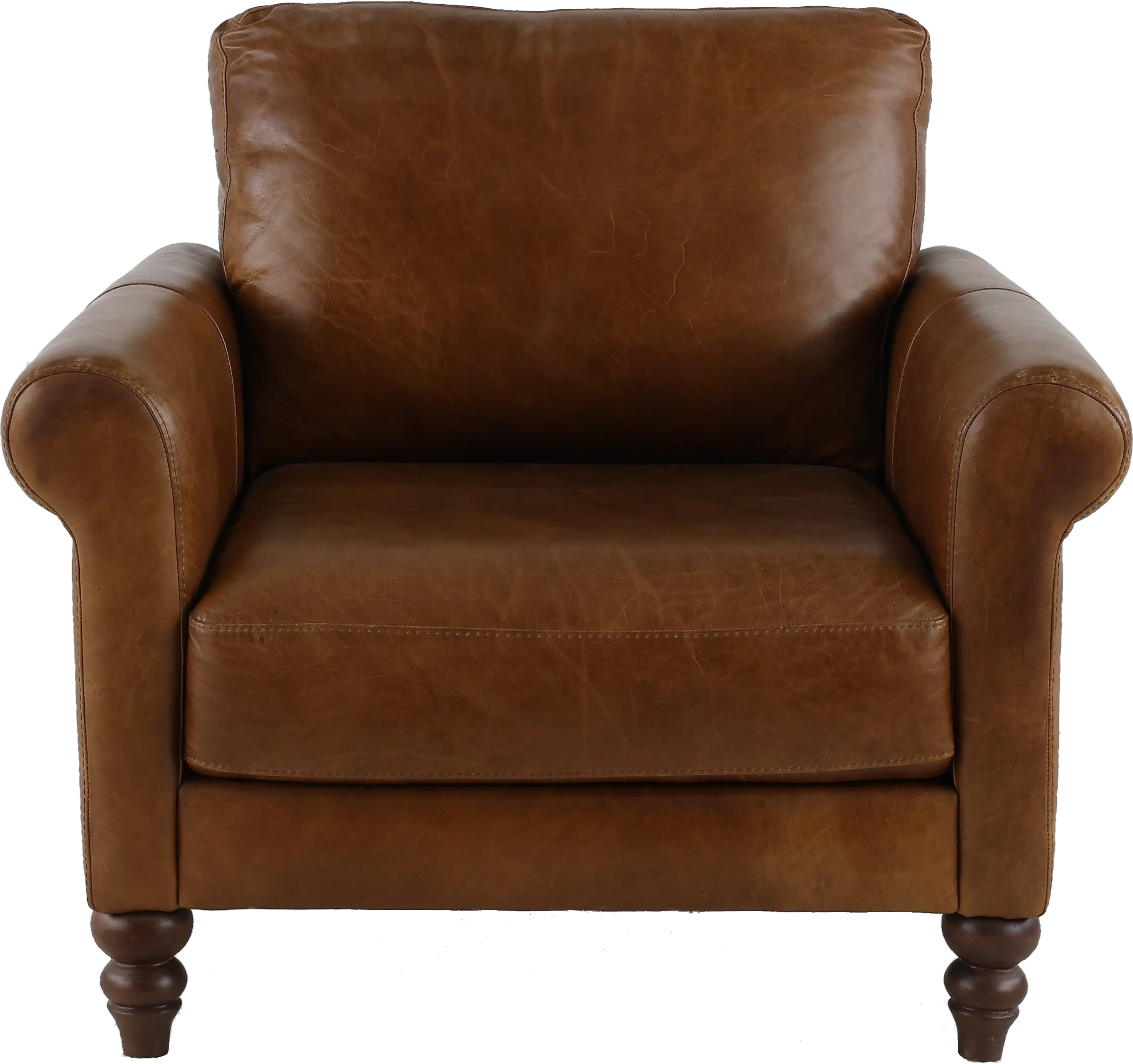Dallas Brown Leather Chair