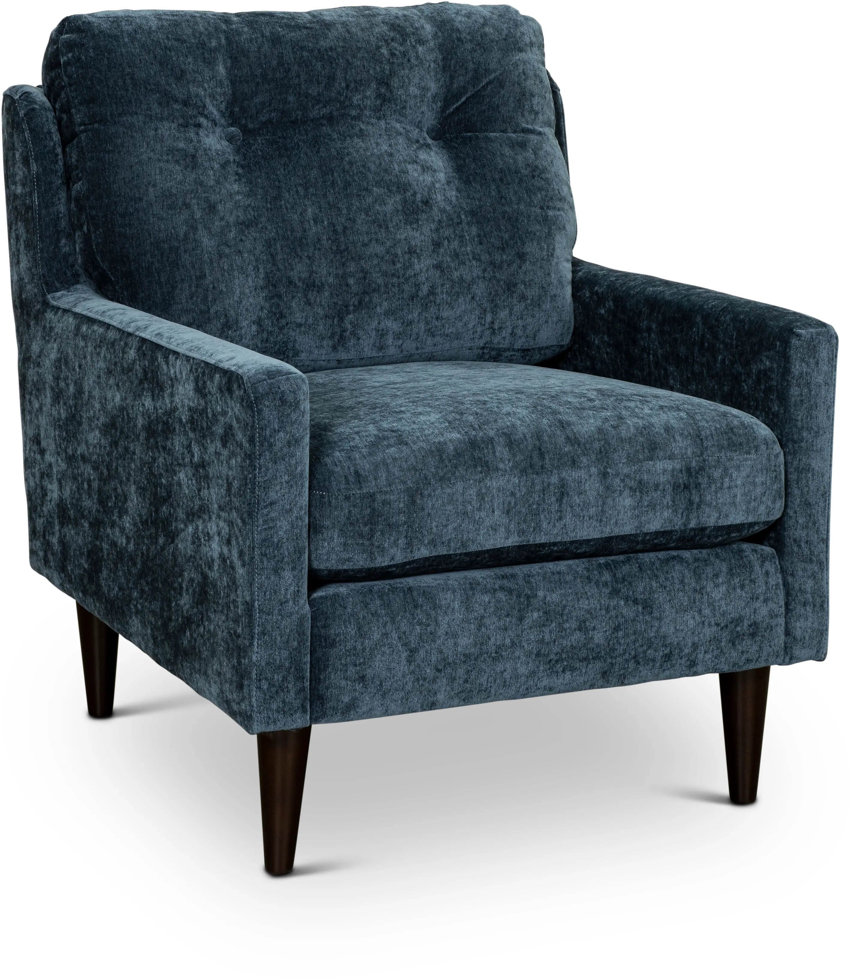 Trevin Indigo Blue Upholstered Accent Chair