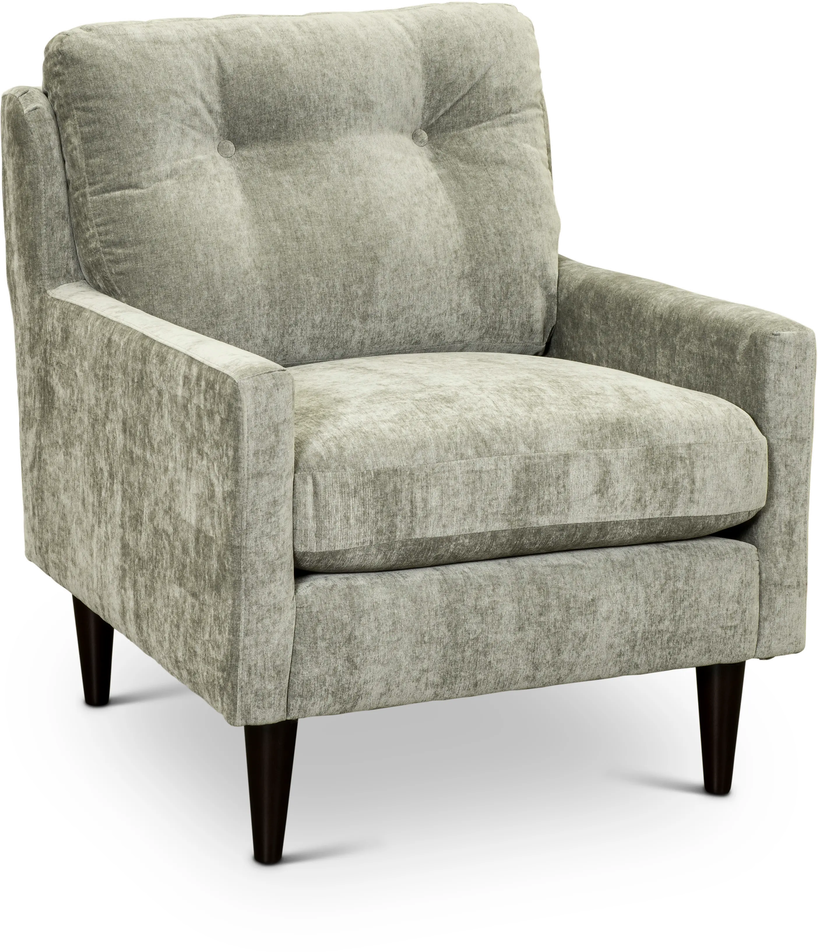 Trevin Cement Gray Upholstered Accent Chair