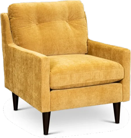Trevin Butterscotch Gold Accent Chair