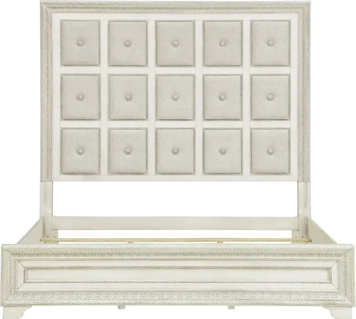 Camila Pearl White Queen Bed