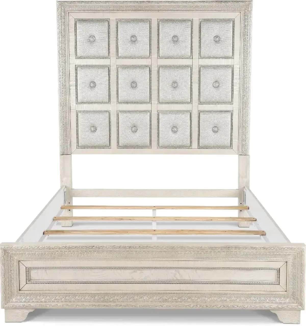 Camila Pearl White Queen Bed