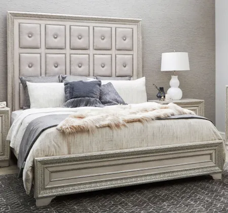 Camila Pearl White Queen Bed