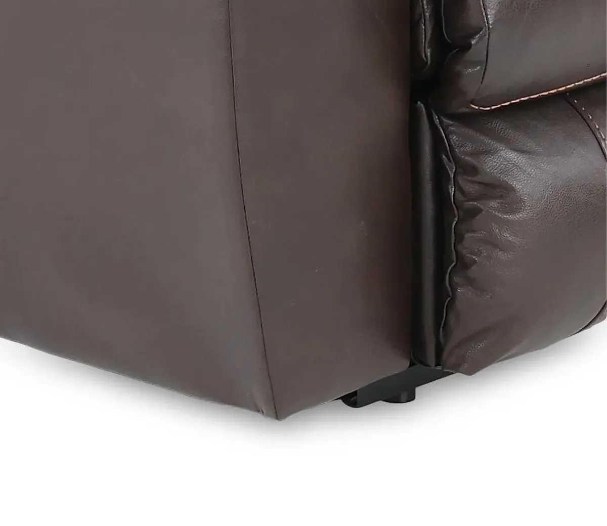 Costa Brown Leather Lay-Flat Power Reclining Loveseat