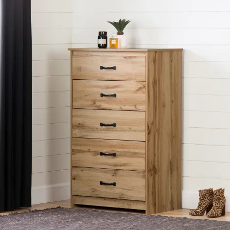 Tassio Oak Chest of Drawers - South Shore
