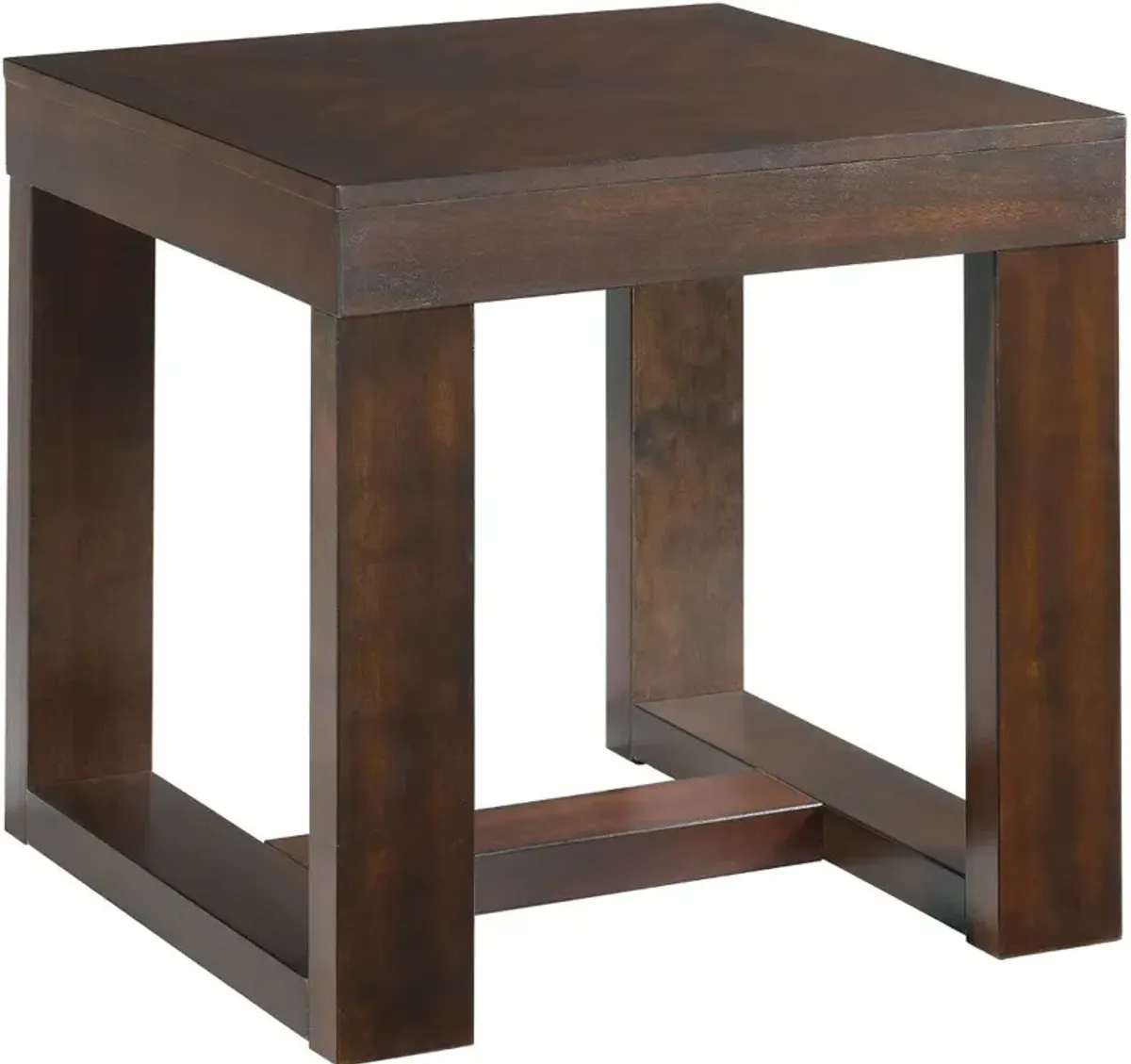 Rustic Cherry Brown Table, Set of 3