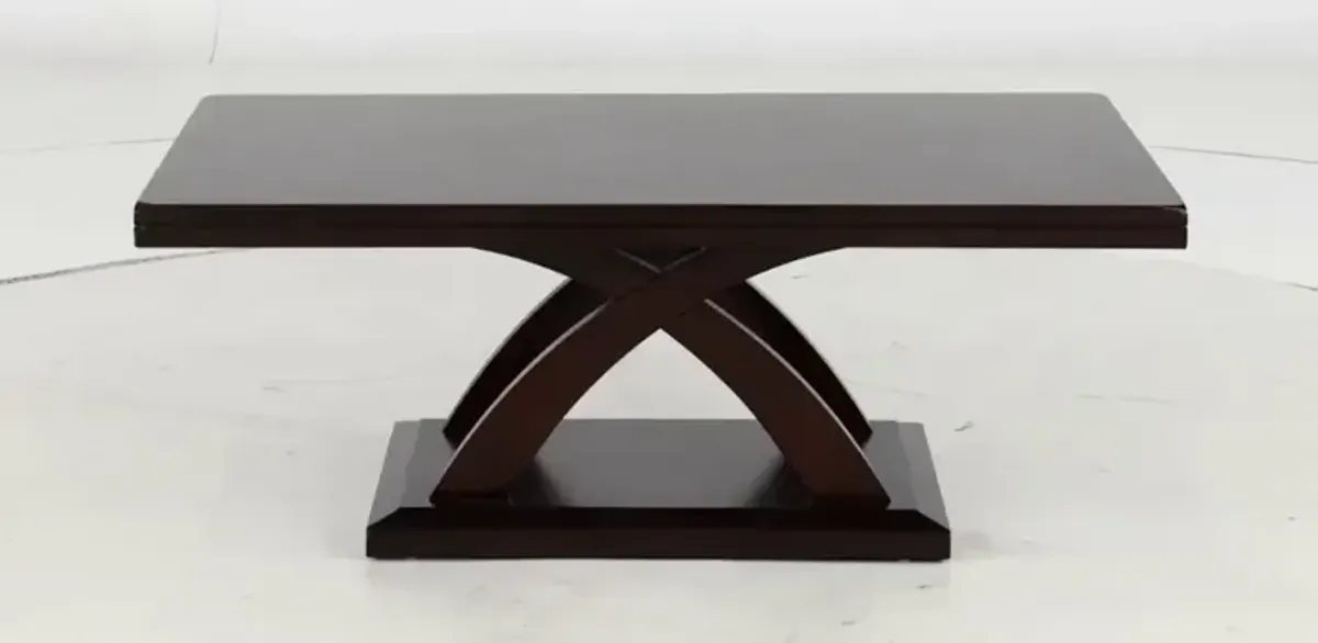 Jocelyn Espresso Brown Coffee Table