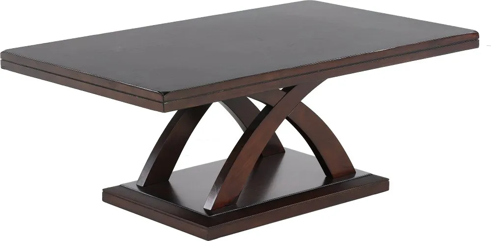 Jocelyn Espresso Brown Coffee Table