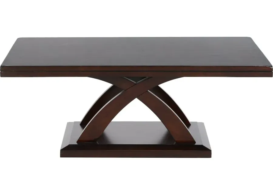 Jocelyn Espresso Brown Coffee Table