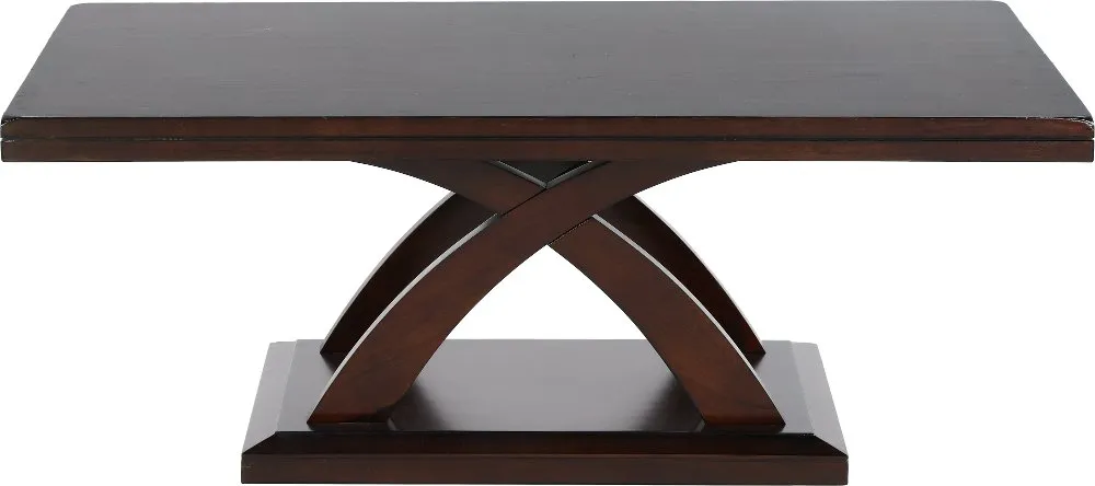 Jocelyn Espresso Brown Coffee Table