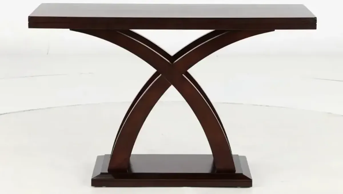 Jocelyn Espresso Brown Sofa Table