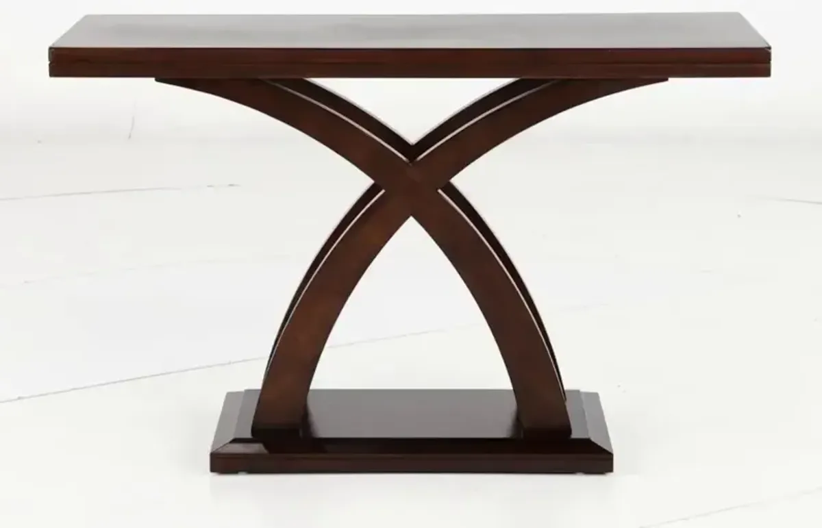 Jocelyn Espresso Brown Sofa Table