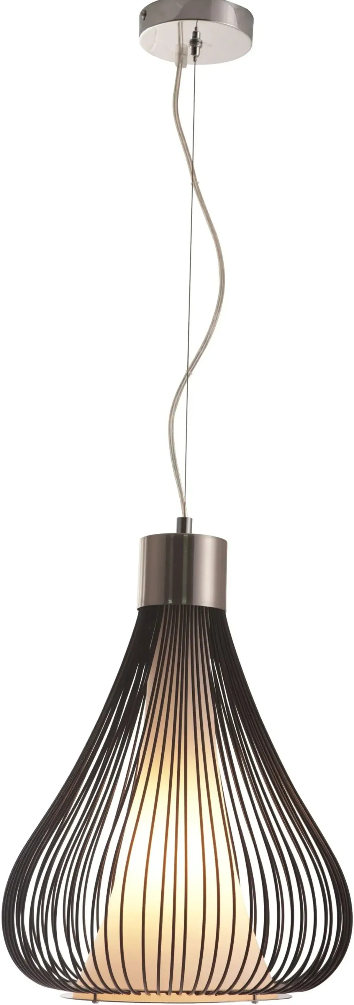 Black Wire Teardrop Ceiling Lamp - Interstellar