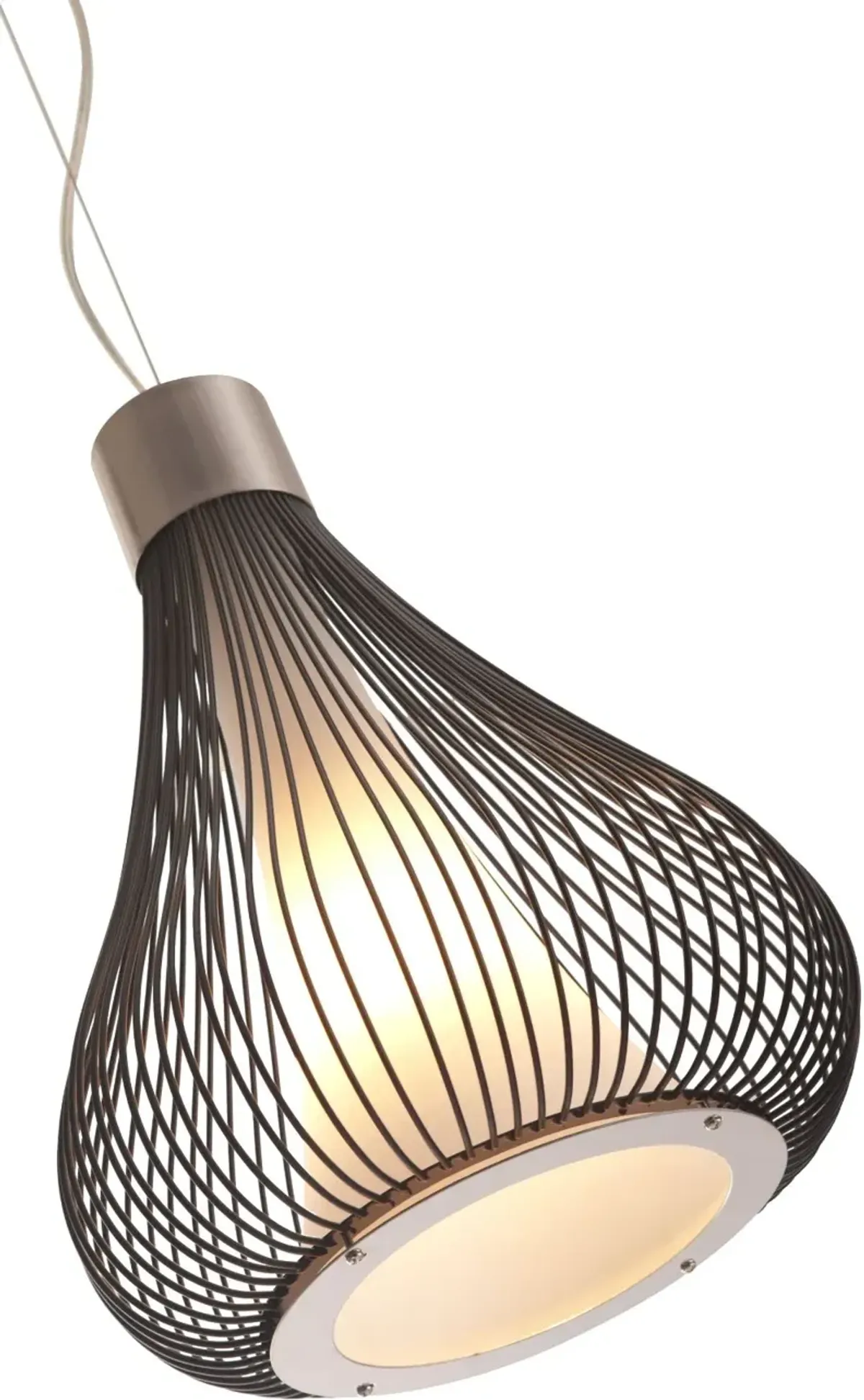 Black Wire Teardrop Ceiling Lamp - Interstellar