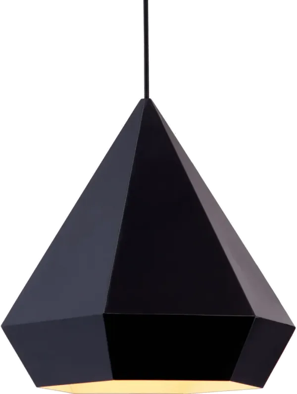 Black Geometric Ceiling Lamp - Forecast