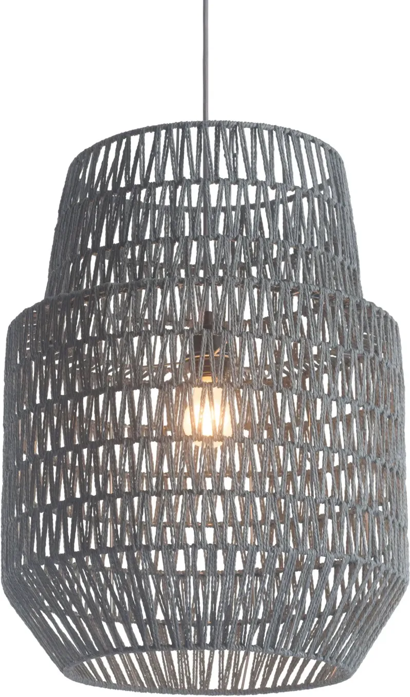 Gray Two Level Bell Shaped Ceiling Lamp - Daydream