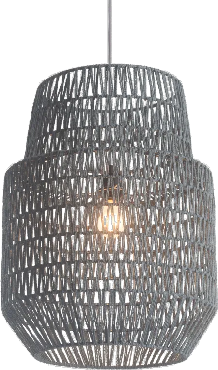 Gray Two Level Bell Shaped Ceiling Lamp - Daydream