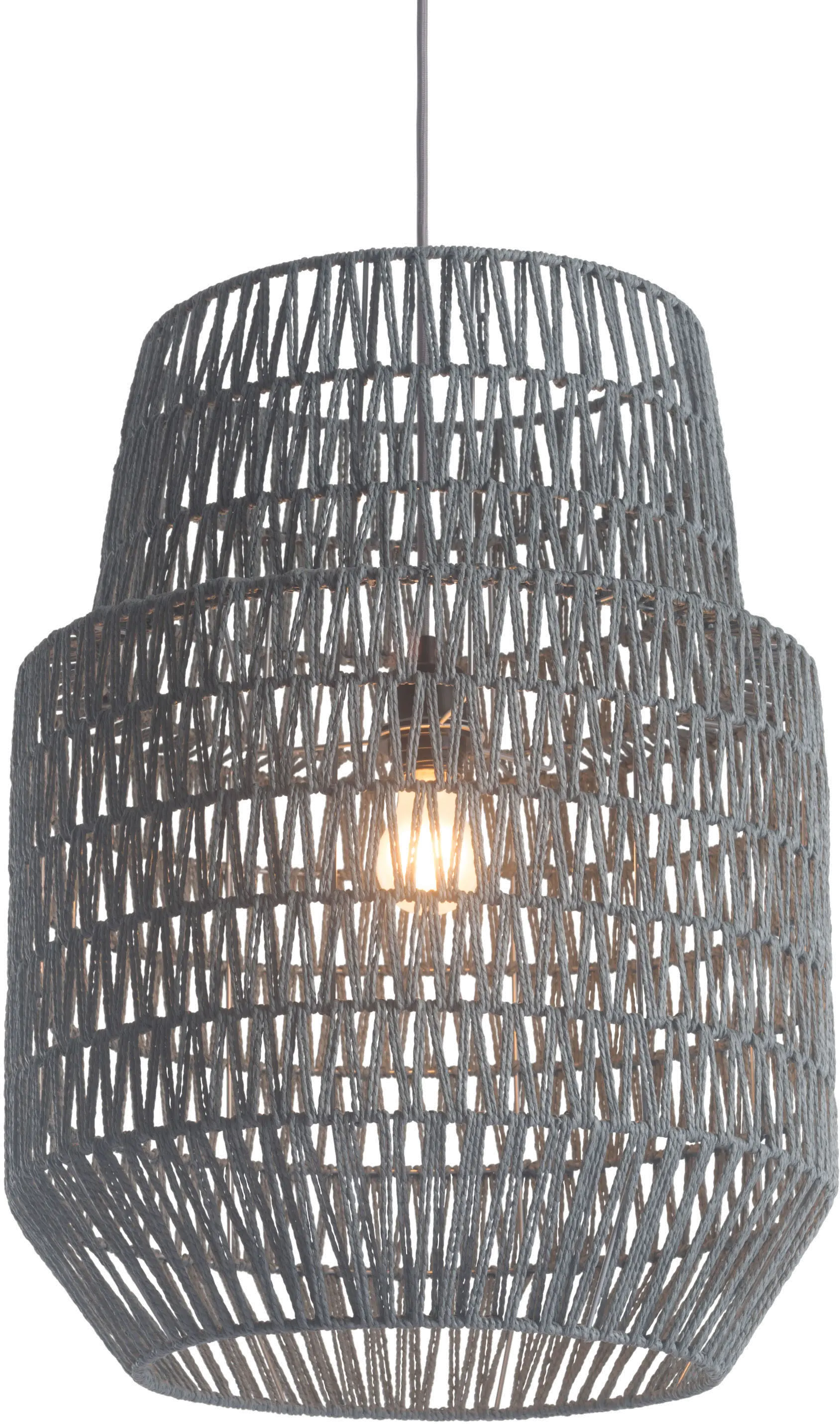 Gray Two Level Bell Shaped Ceiling Lamp - Daydream