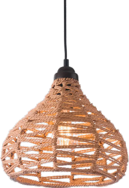 Natural Woven Ceiling Lamp - Nezz
