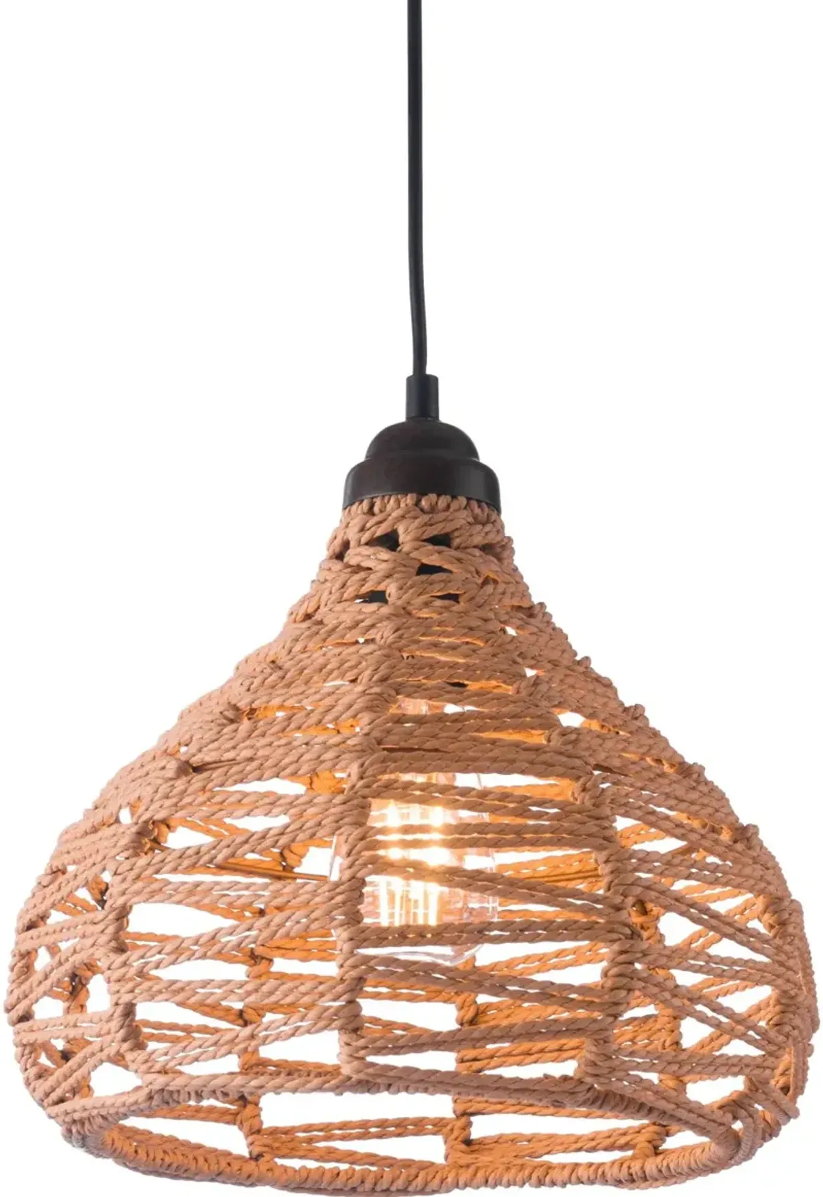 Natural Woven Ceiling Lamp - Nezz