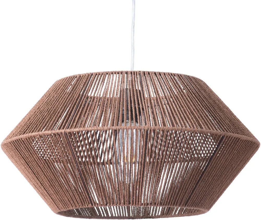 Kendrick Brown Paper Rope Ceiling Lamp