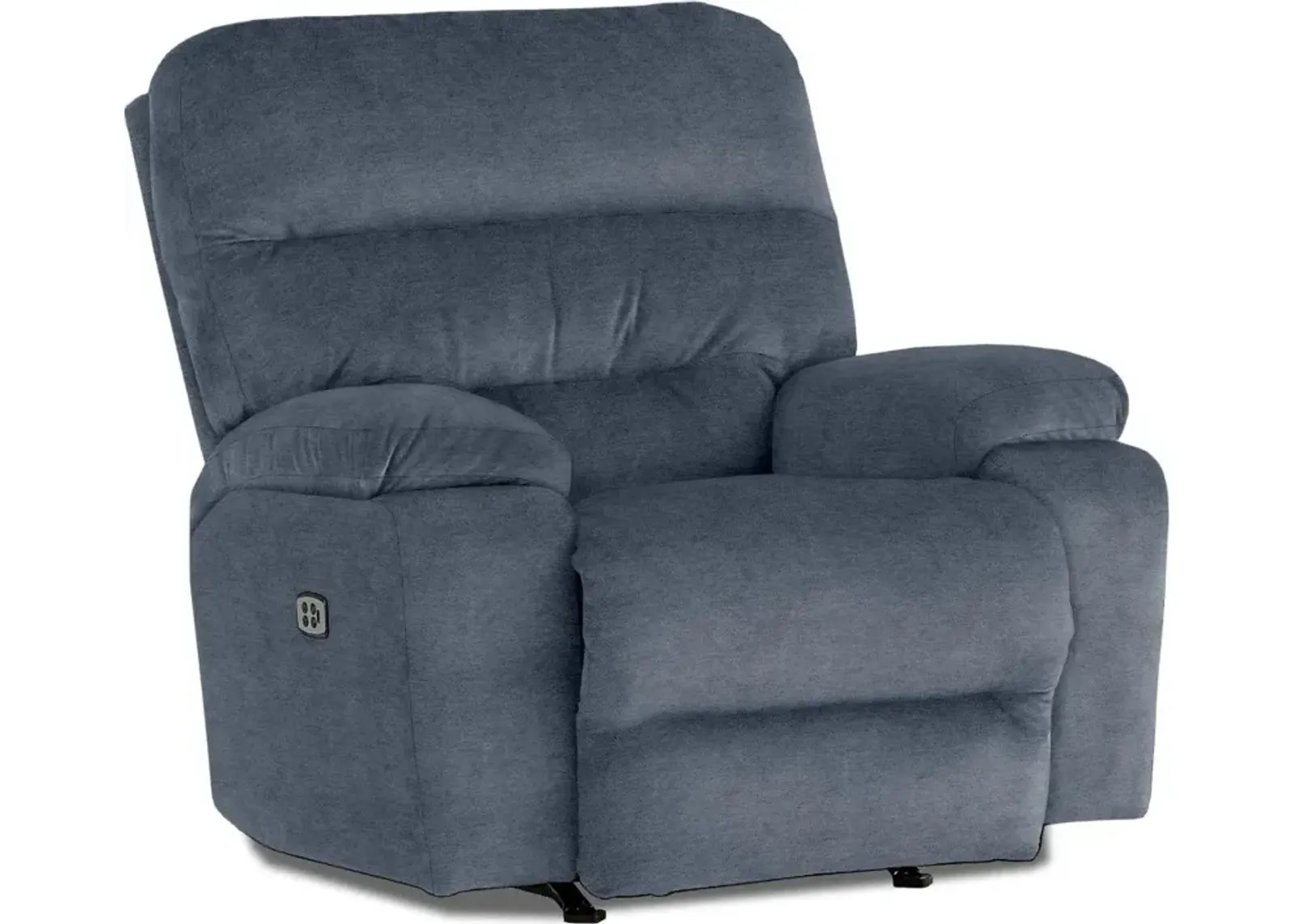 Ryson Denim Blue Power Rocker Recliner