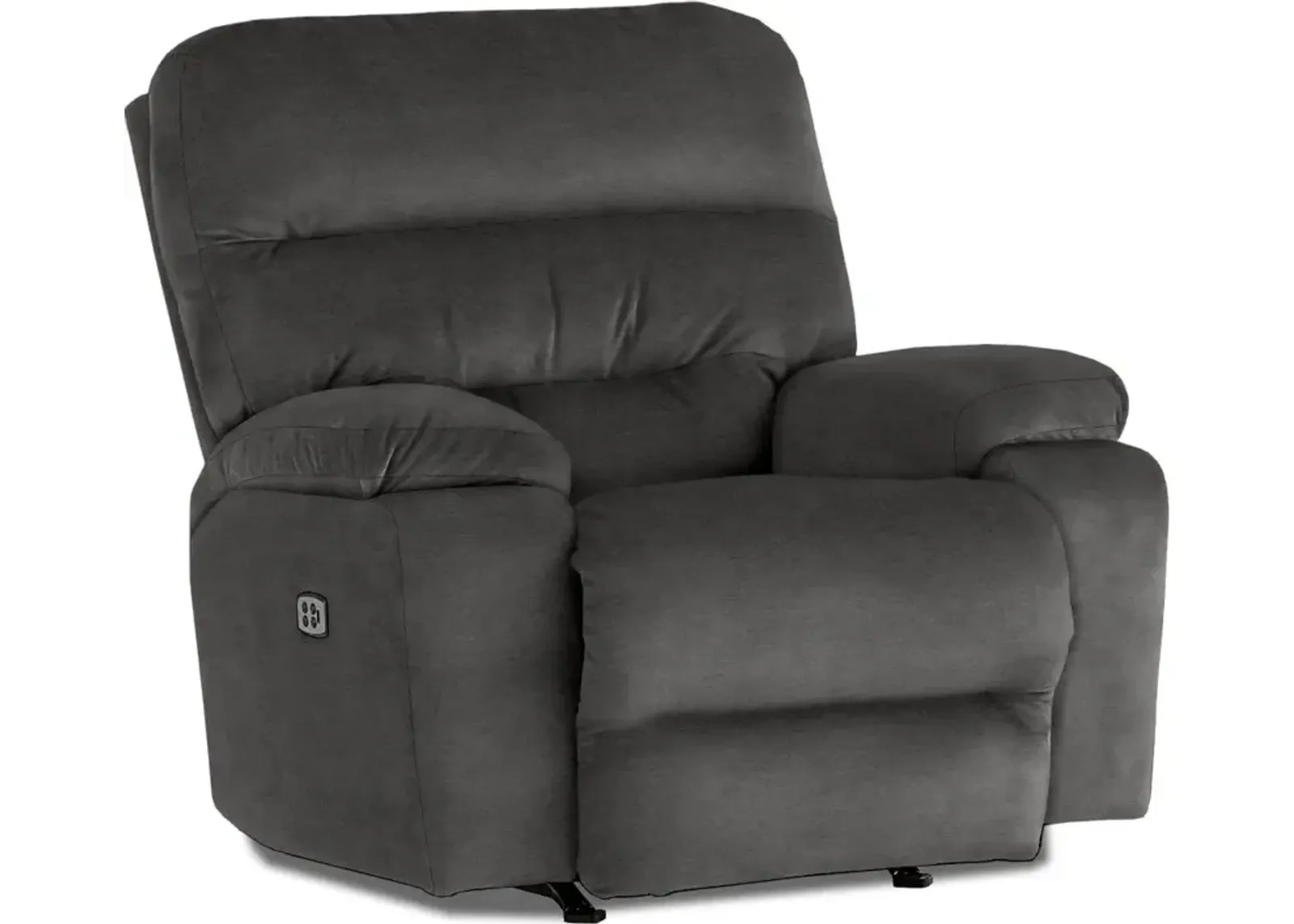 Ryson Gray Power Rocker Recliner