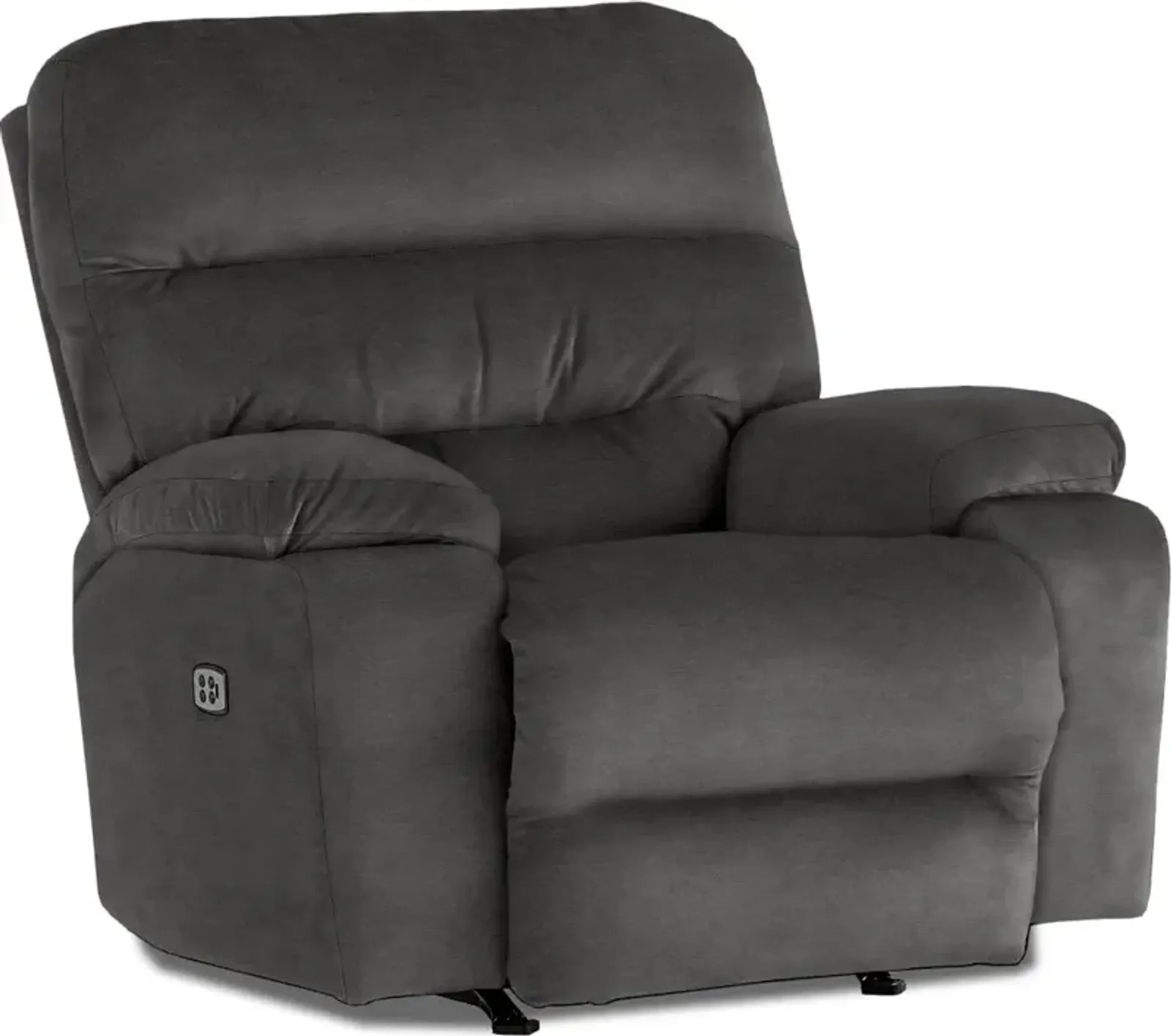 Ryson Gray Power Rocker Recliner by RC Willey Furniture