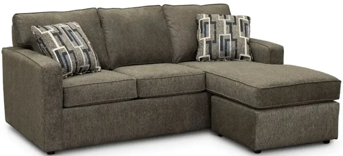 Norris Graphite Gray Queen Sleeper Sofa with Ottoman