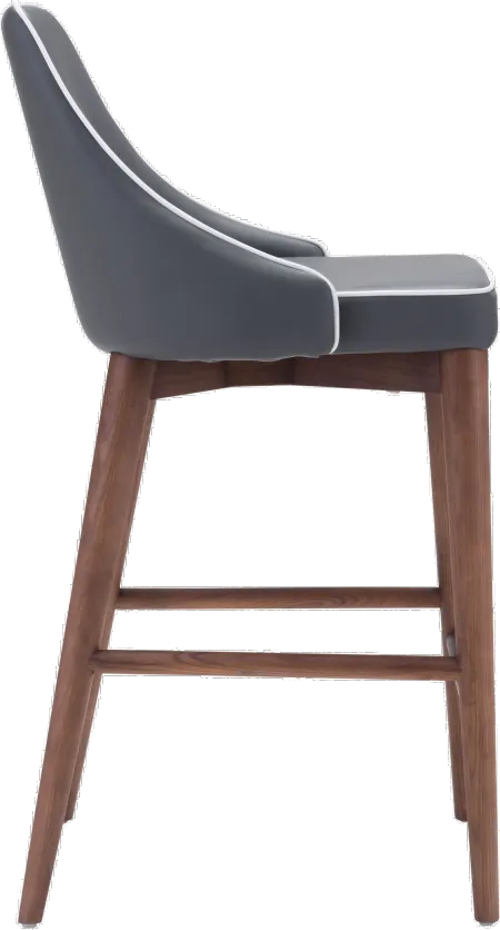 Gray Upholstered Counter Height Stool - Moor
