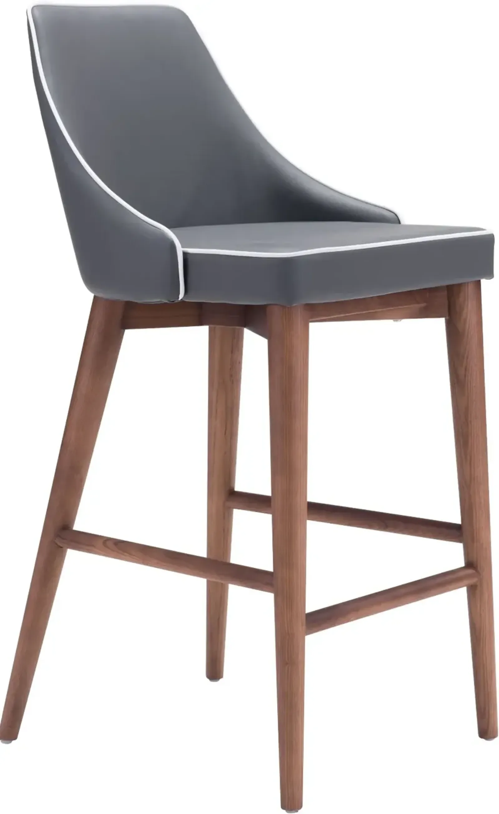 Gray Upholstered Counter Height Stool - Moor