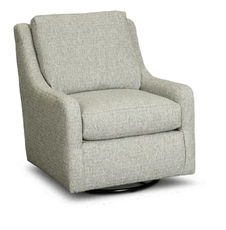 Sugar Shack Gray Swivel Glider Chair