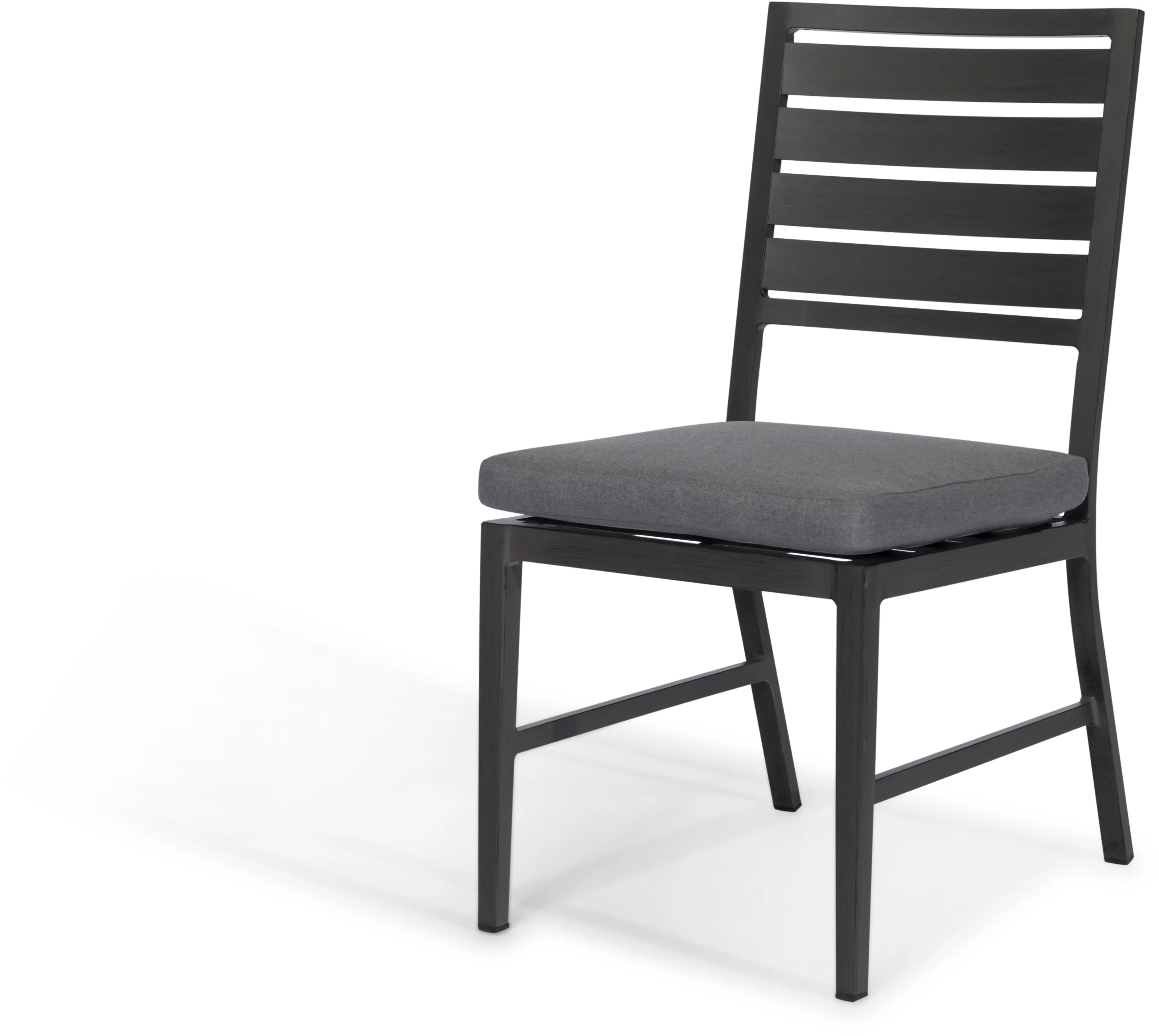 West Lake Gray Armless Patio Dining Chair