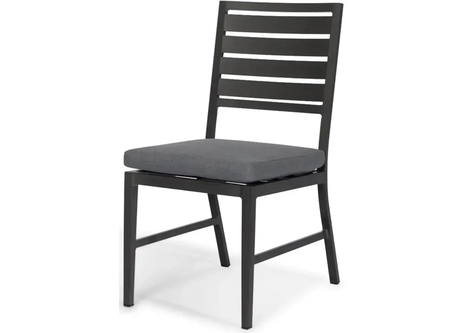 West Lake Gray Armless Patio Dining Chair