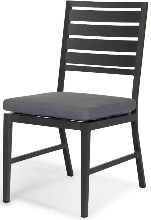 West Lake Gray Armless Patio Dining Chair