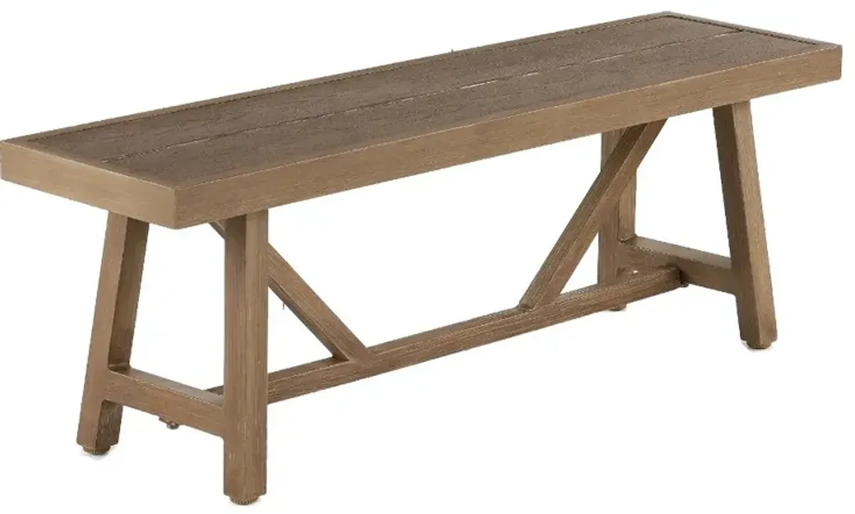 Sunset Brown Patio Bench